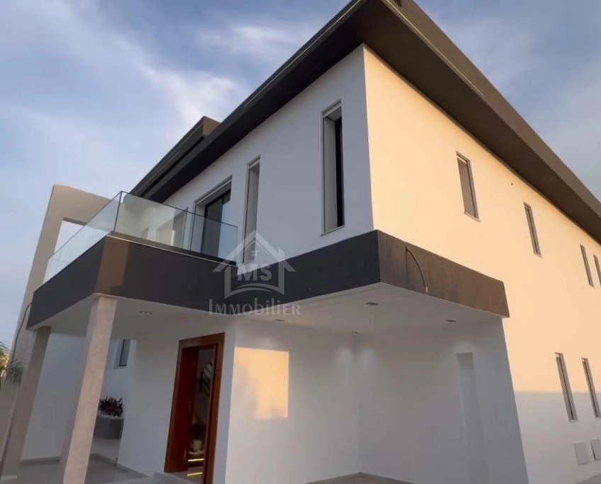 Villa s+4 toute neuve avec piscine à vendre à hammamet sud 51355351