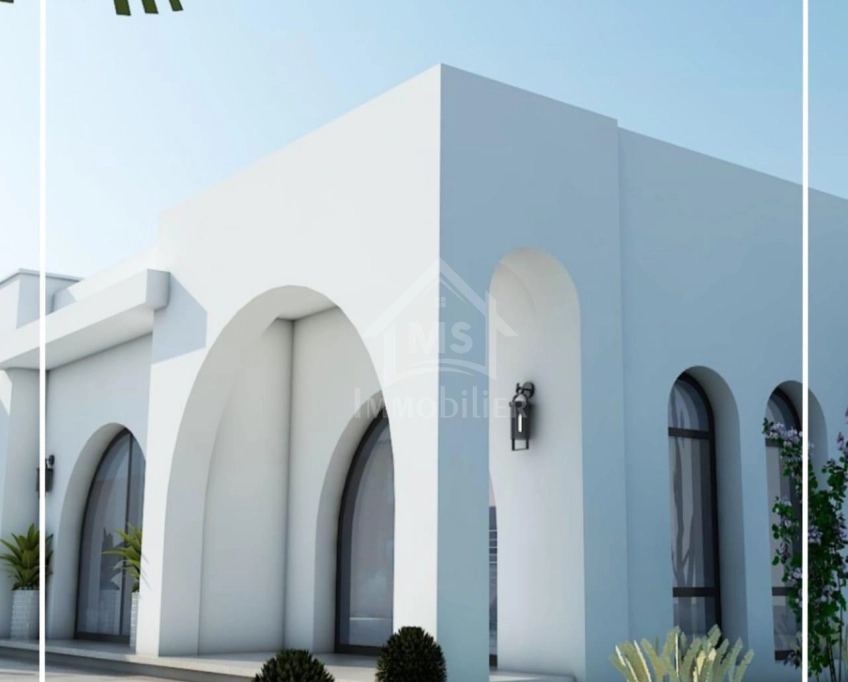 Payement par tranche: villa s+3 sur plan avec piscine à vendre à hammametsud 51355351