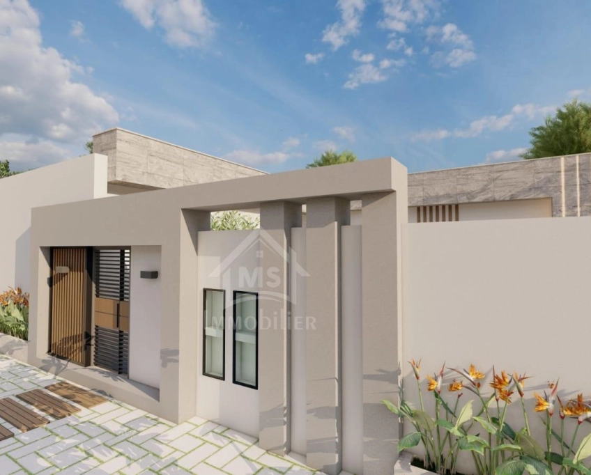 Villa s+3 encours de construction à mrezga à vendre 51355351