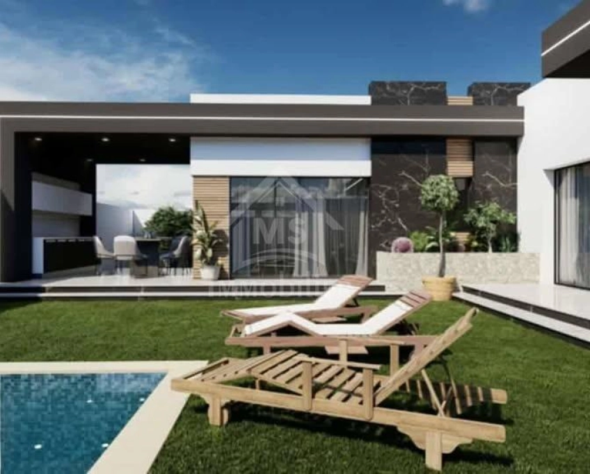 Villa toute neuve s+3 avec piscine à hammamet sud à vendre 51355351