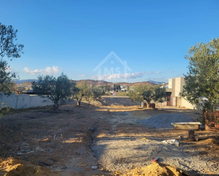 Terrain clôturé de 1269 m² à hammamet sud à vendre 51355351