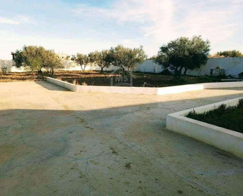 Un terrain de 2100 m² avec 1 studio à hammamet sud à vendre 51355351