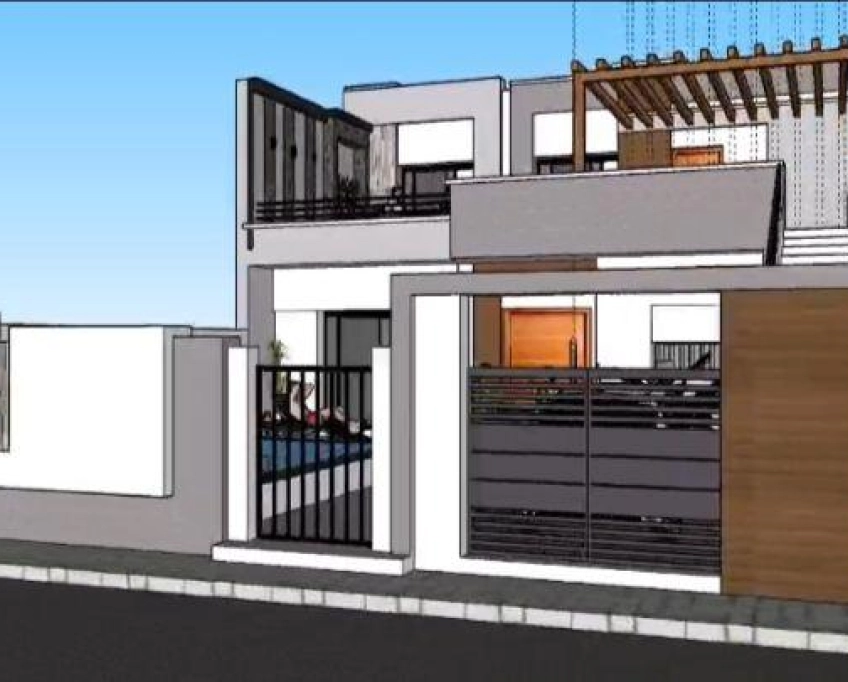 Villa en cours de construction près de la mer