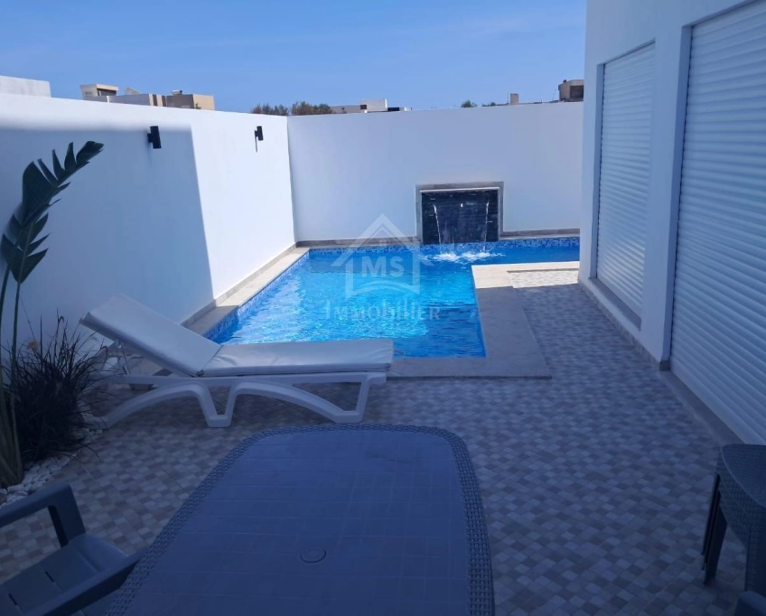 Villa toute neuve s+3 avec piscine à hammamet sud à vendre 51355351