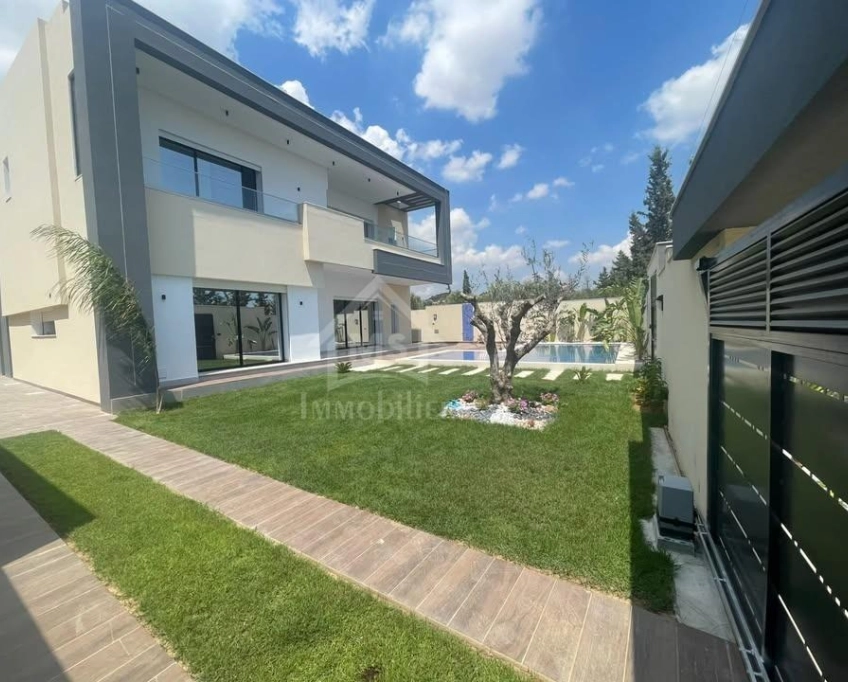 Villa toute neuve avec piscine et jardin à hammamet sud 51355351