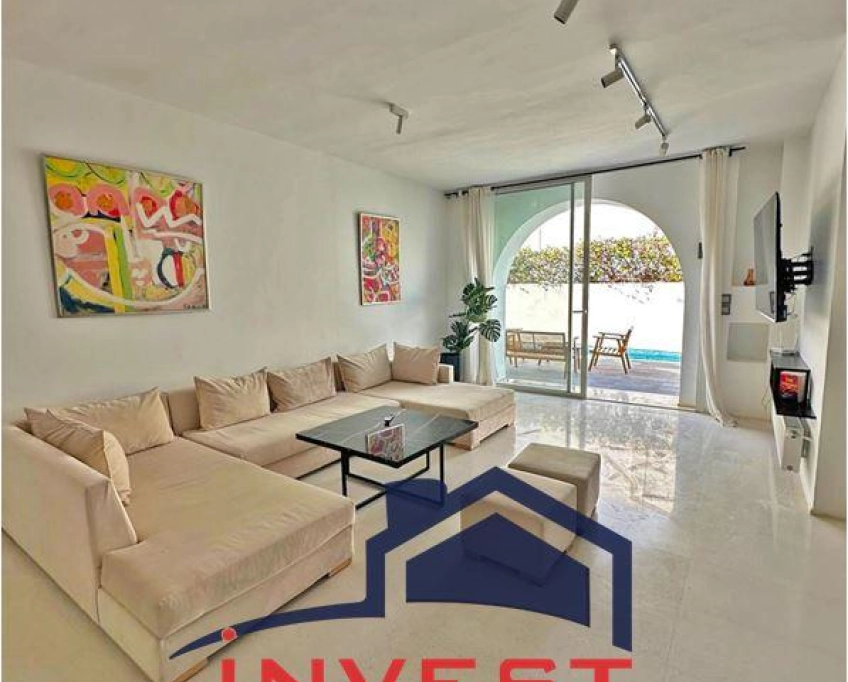 Duplex s+3 vue mer au golden tulip gammarth