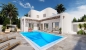 Villa avec piscine à djerba zone urbaine - titre bleu - réf p553